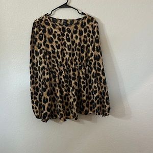 Shein leopard top XXL